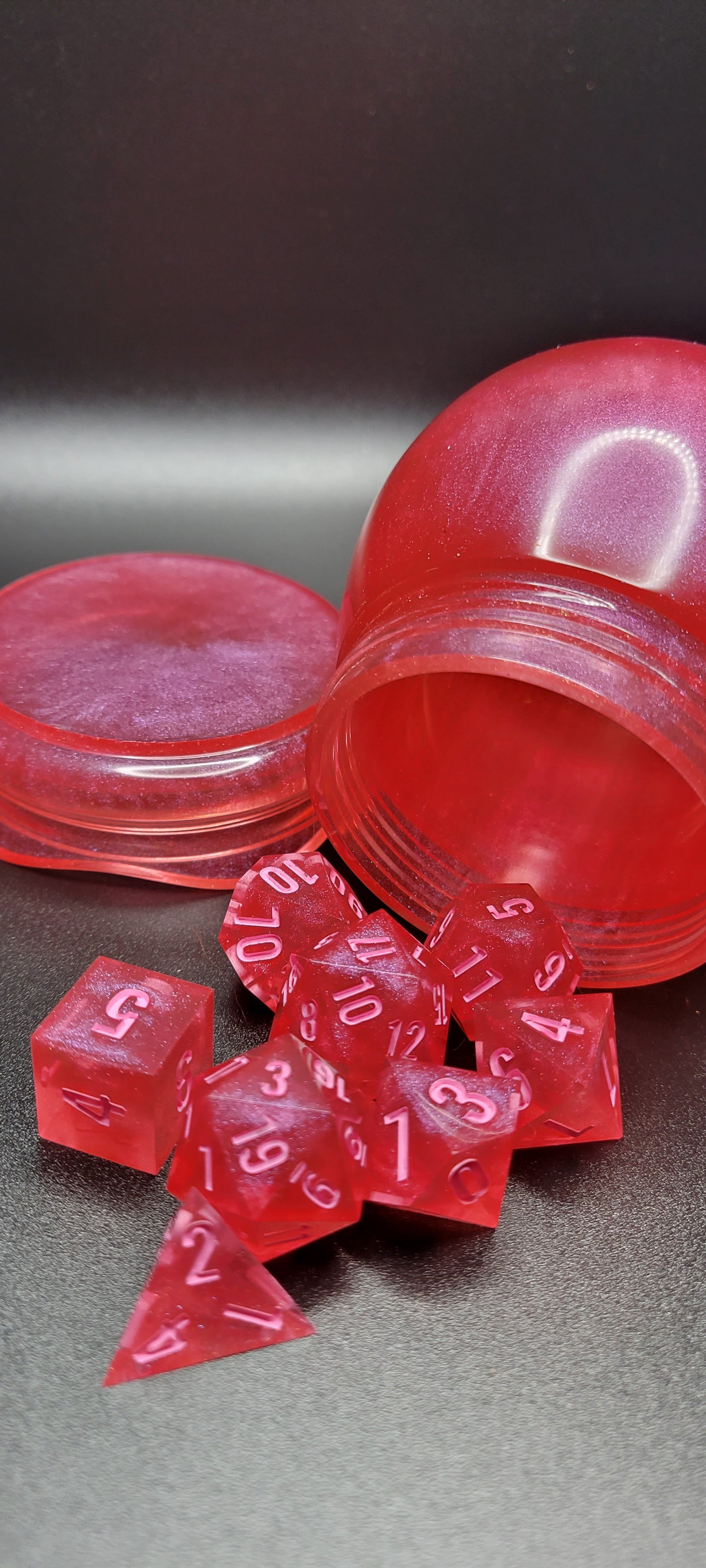 Single Colored Dice and Jar Set