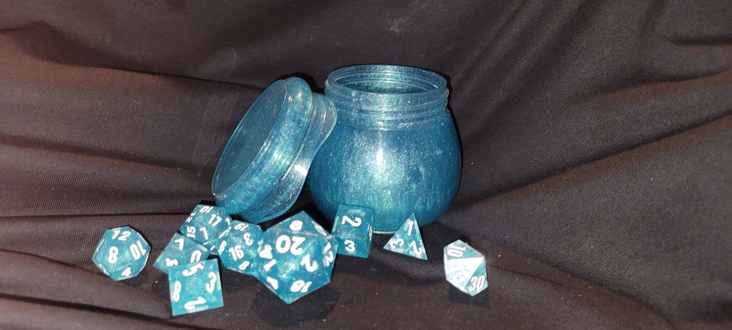 Single Colored Dice and Jar Set