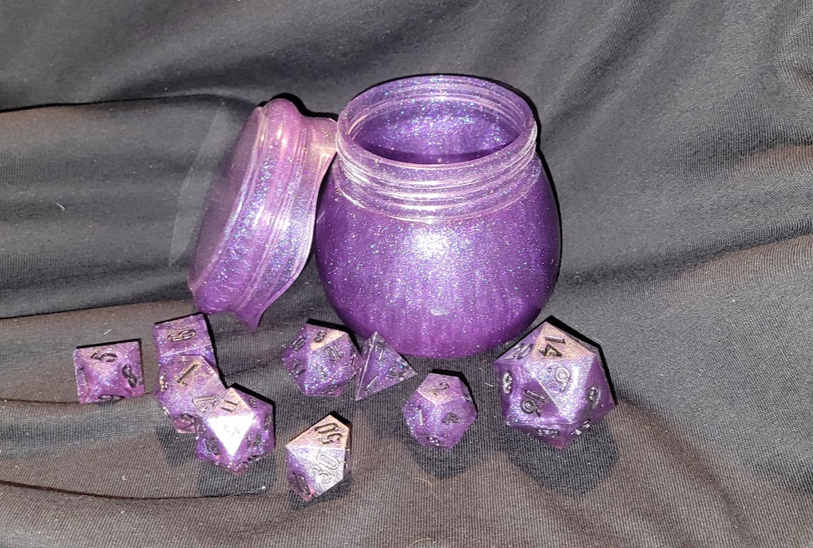 Single Colored Dice and Jar Set